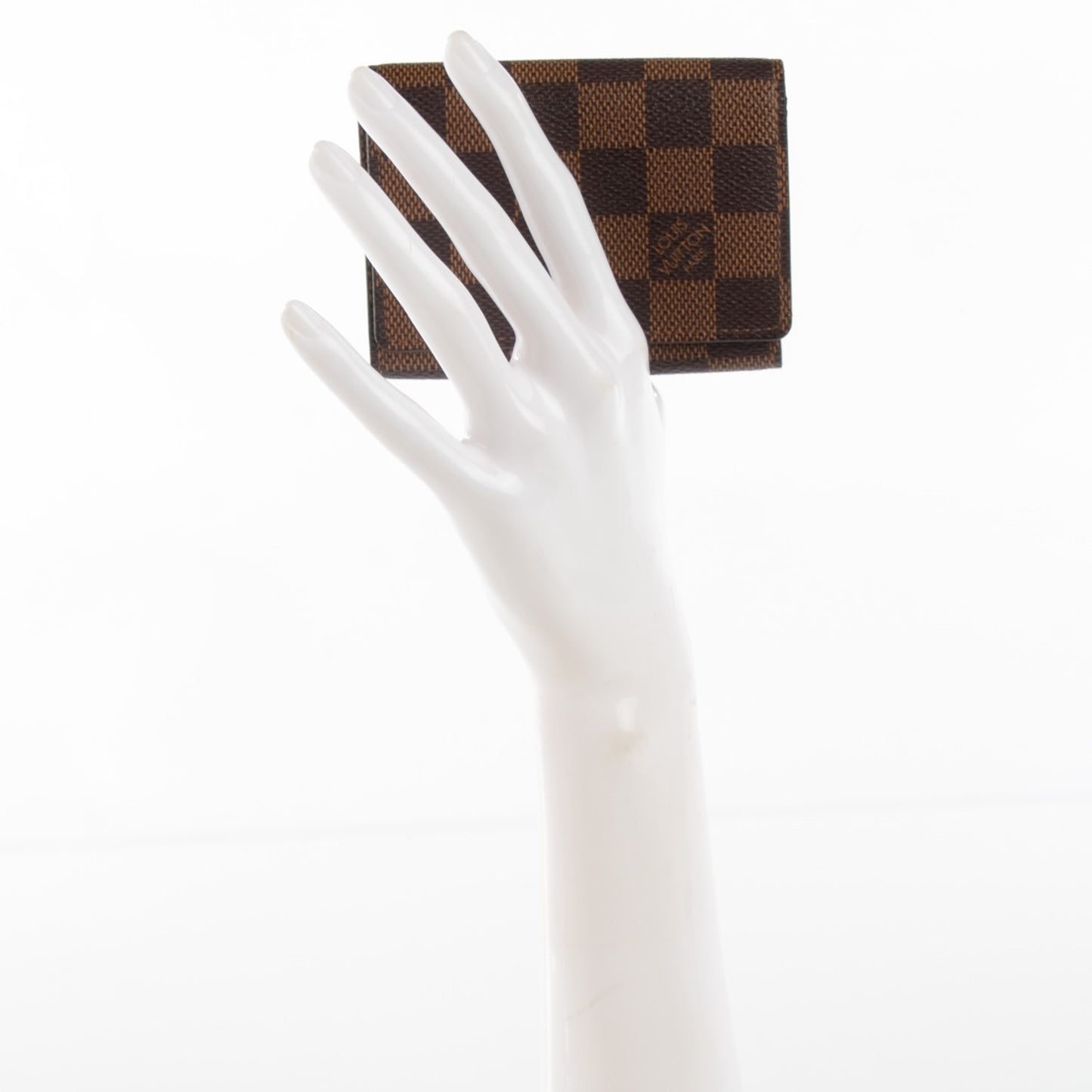 Damier Ebene Business Card Holder