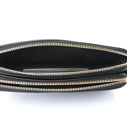 Chanel Caviar Quilted CC Filigree Clutch With Chain Black 6 of 13