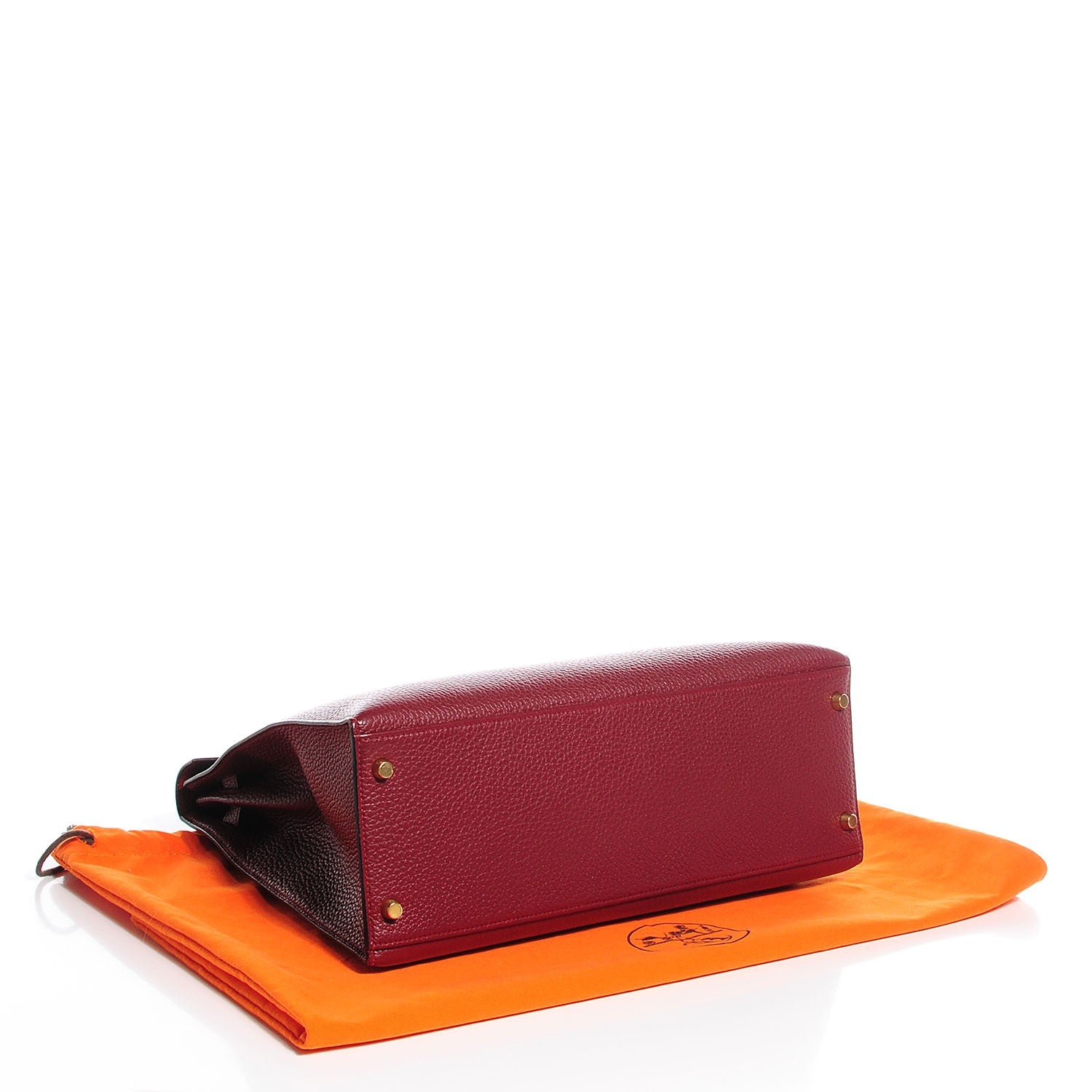 Hermes Fjord Kelly Sellier 35 Rouge H 4 of 23