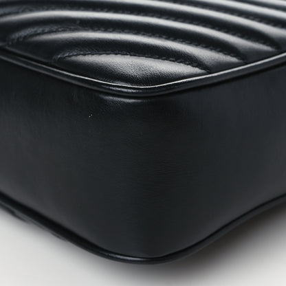 Saint Laurent Calfskin Matelasse Monogram Monochrome Lou Camera Bag Black 7 of 8