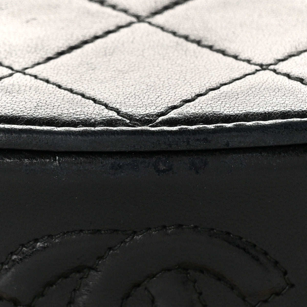 Lambskin Quilted Tassel Shoulder Bag Black