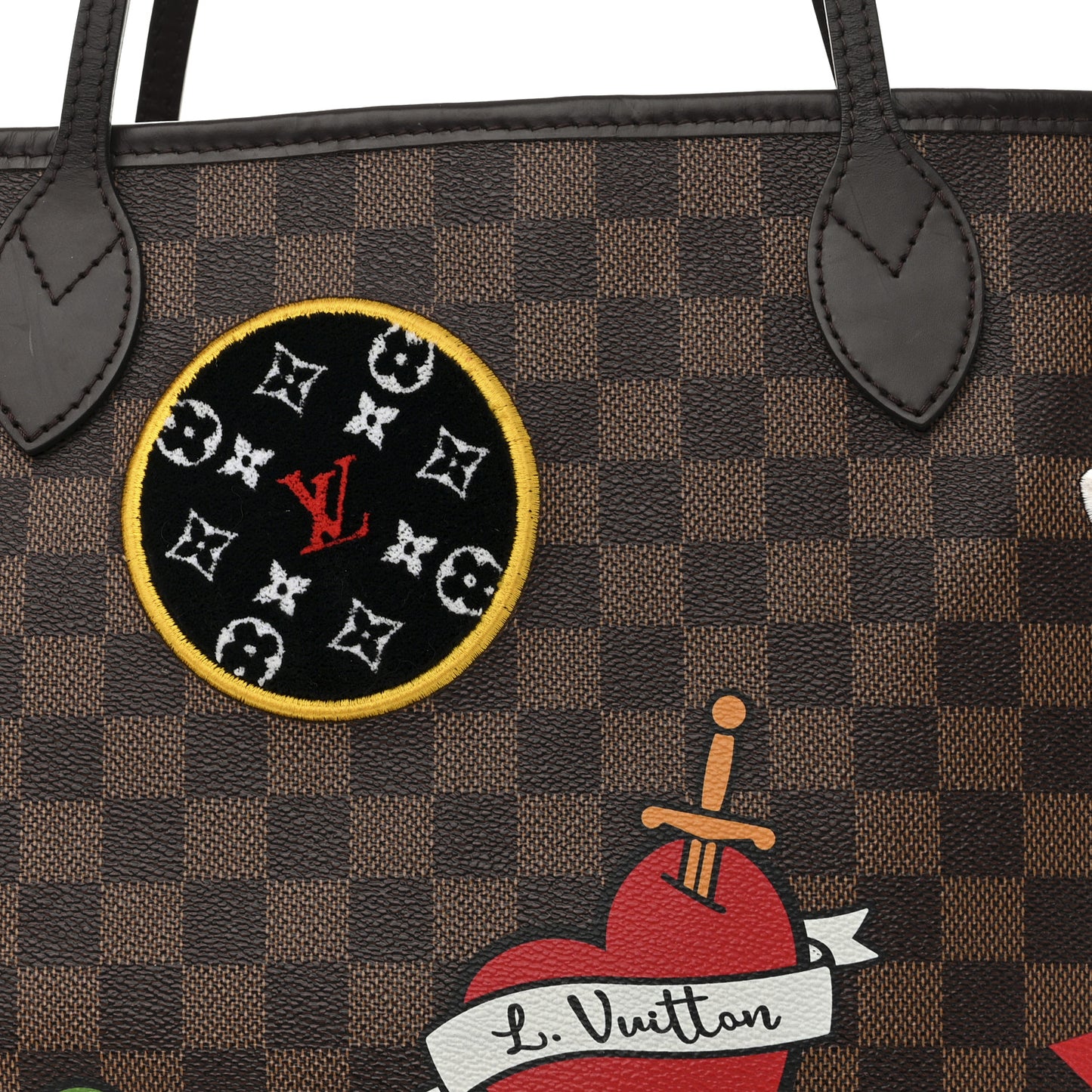 Damier Ebene Travel Stickers Neo Neverfull MM