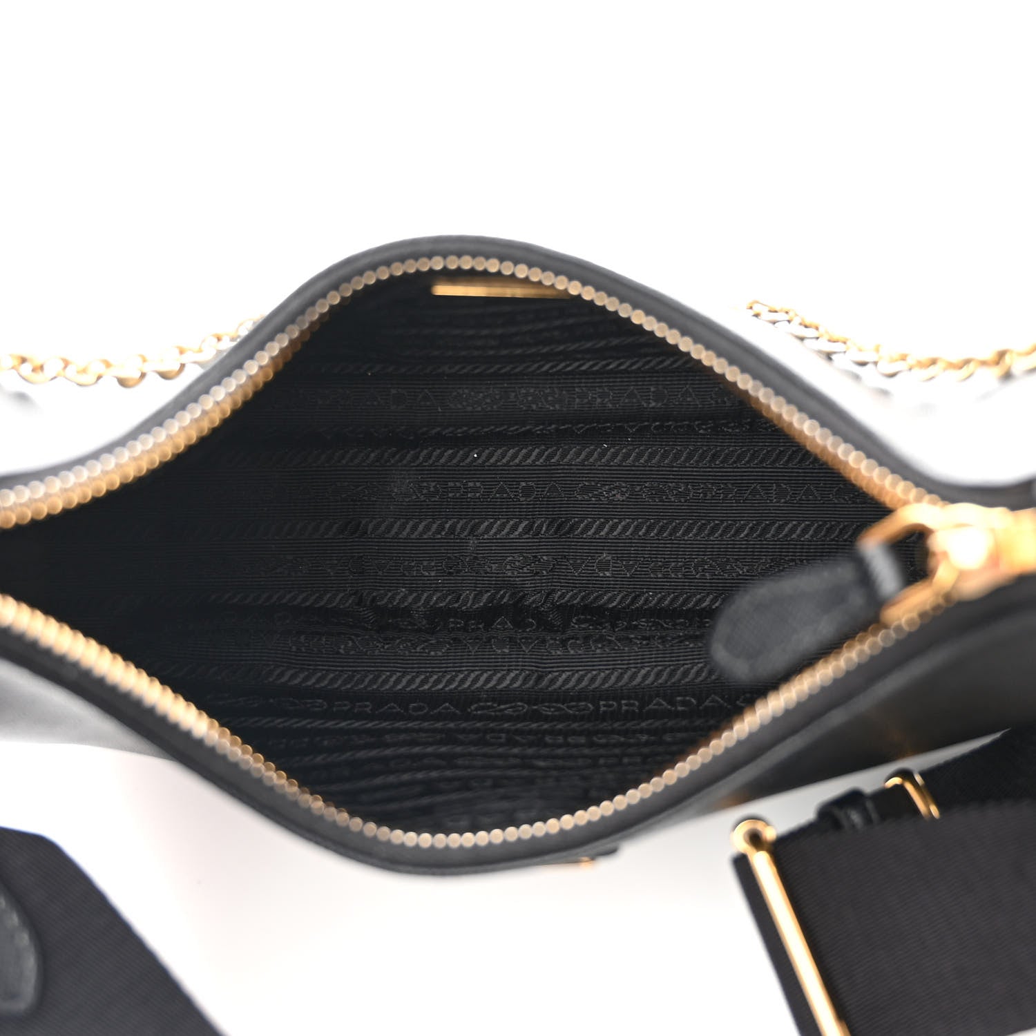Prada Saffiano Lux Re-Edition 2005 Shoulder Bag Black 5 of 13