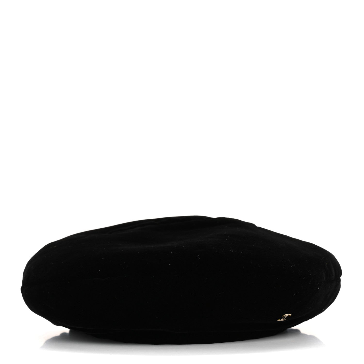 Chanel Velvet Beret Hat M Black 3 of 8