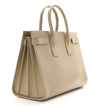 Saint Laurent Calfskin Large Sac de Jour Carryall Beige 3 of 16