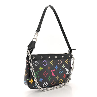 Louis Vuitton LV X TM Monogram Multicolor Pochette Accessories Black 2 of 10