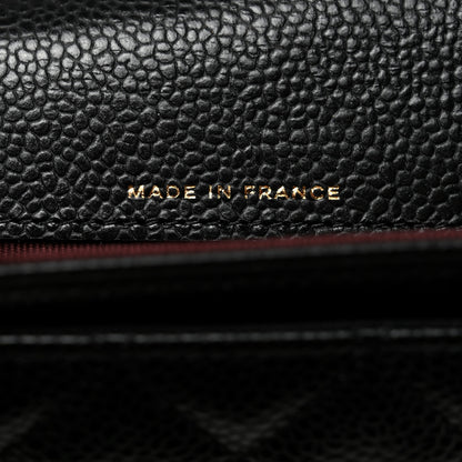 Chanel Caviar Quilted Flap Card Holder Wallet Black 7 of 9