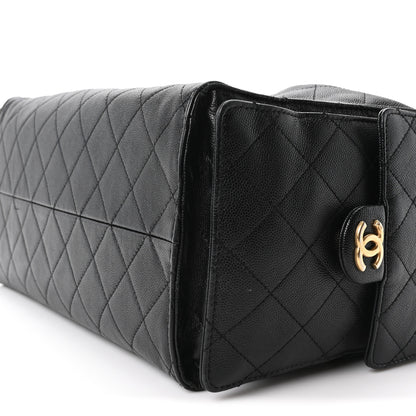 Chanel Caviar Quilted Medium Chanel 25 Handbag Black 11 of 12
