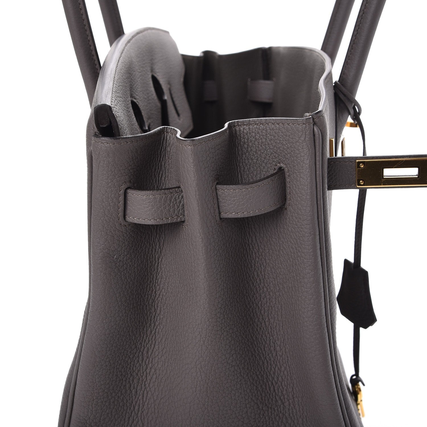 Hermes Togo Birkin 35 Etain 32 of 37