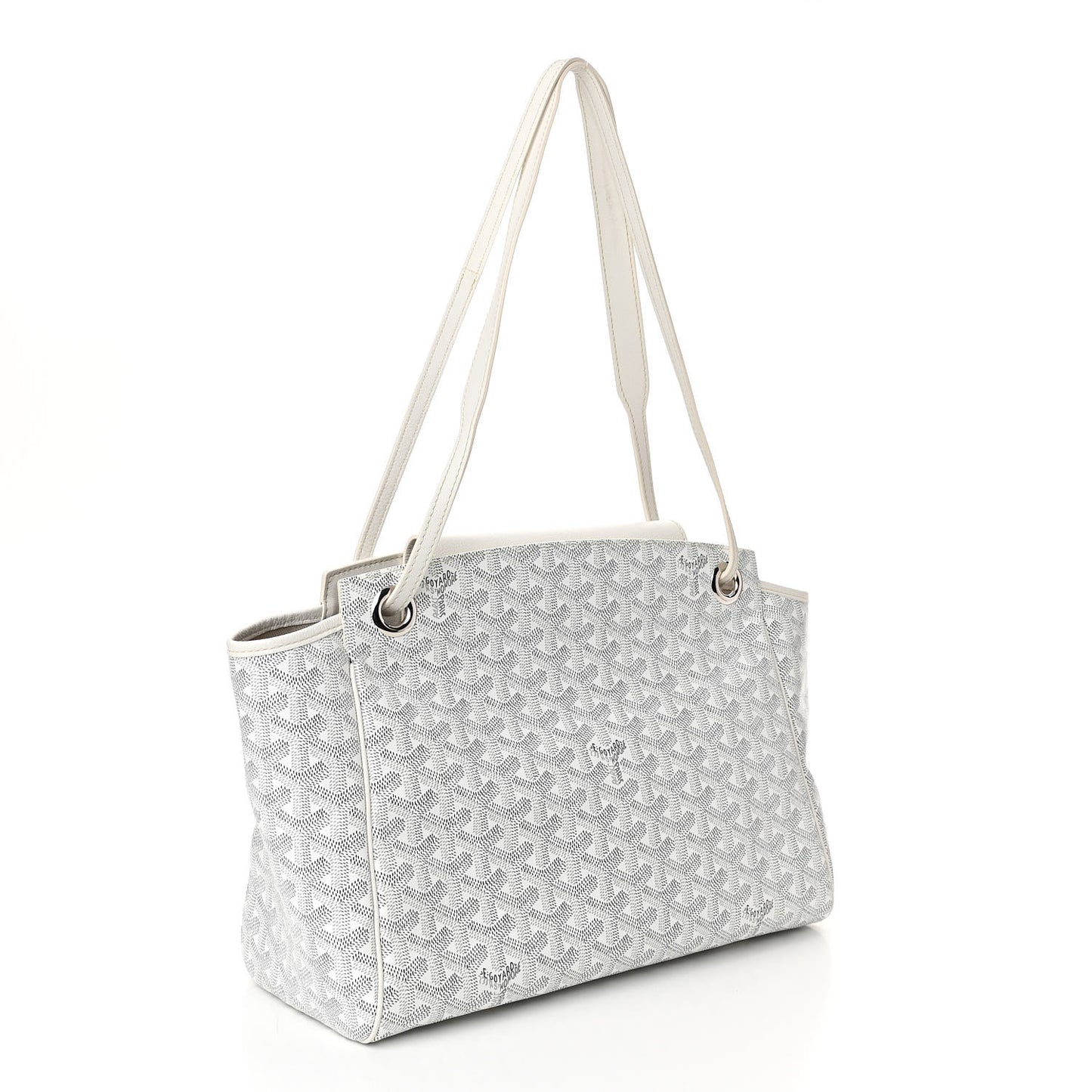 Goyardine Rouette PM White