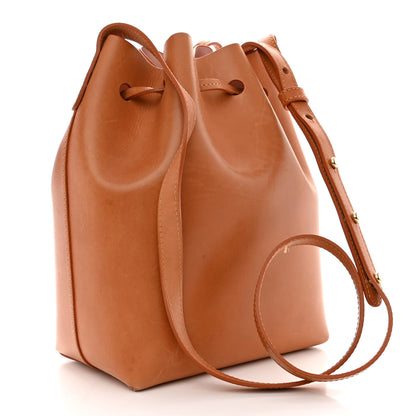 Mansur Gavriel Vegetable Tanned Calfskin Mini Bucket Bag Cammello Rosa 3 of 10