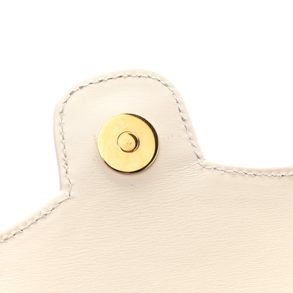 Gucci Calfskin Small Arli Flap Shoulder Bag Mystic White 11 of 12