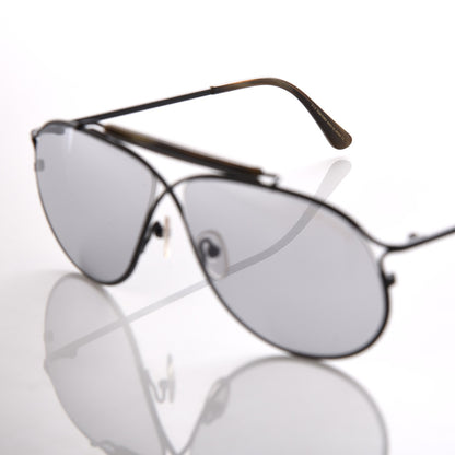 Tom Ford Tom N.6 Private Collection Aviator Sunglasses Black 6 of 7