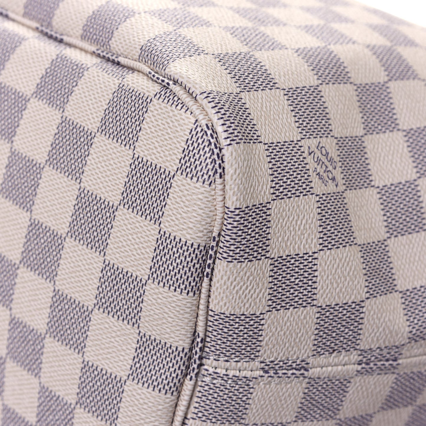 Damier Azur Neo Neverfull MM Rose Ballerine