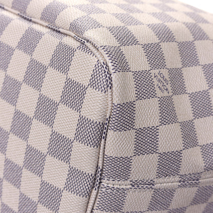 Louis Vuitton Damier Azur Neo Neverfull MM Rose Ballerine 8 of 16
