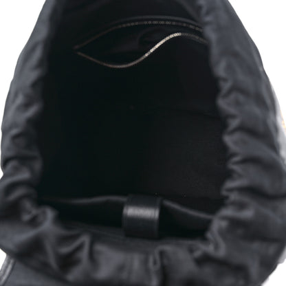 Gucci GG Supreme Monogram Azalea Calfskin Tigers Medium Retro Interlocking G Backpack Black 5 of 13