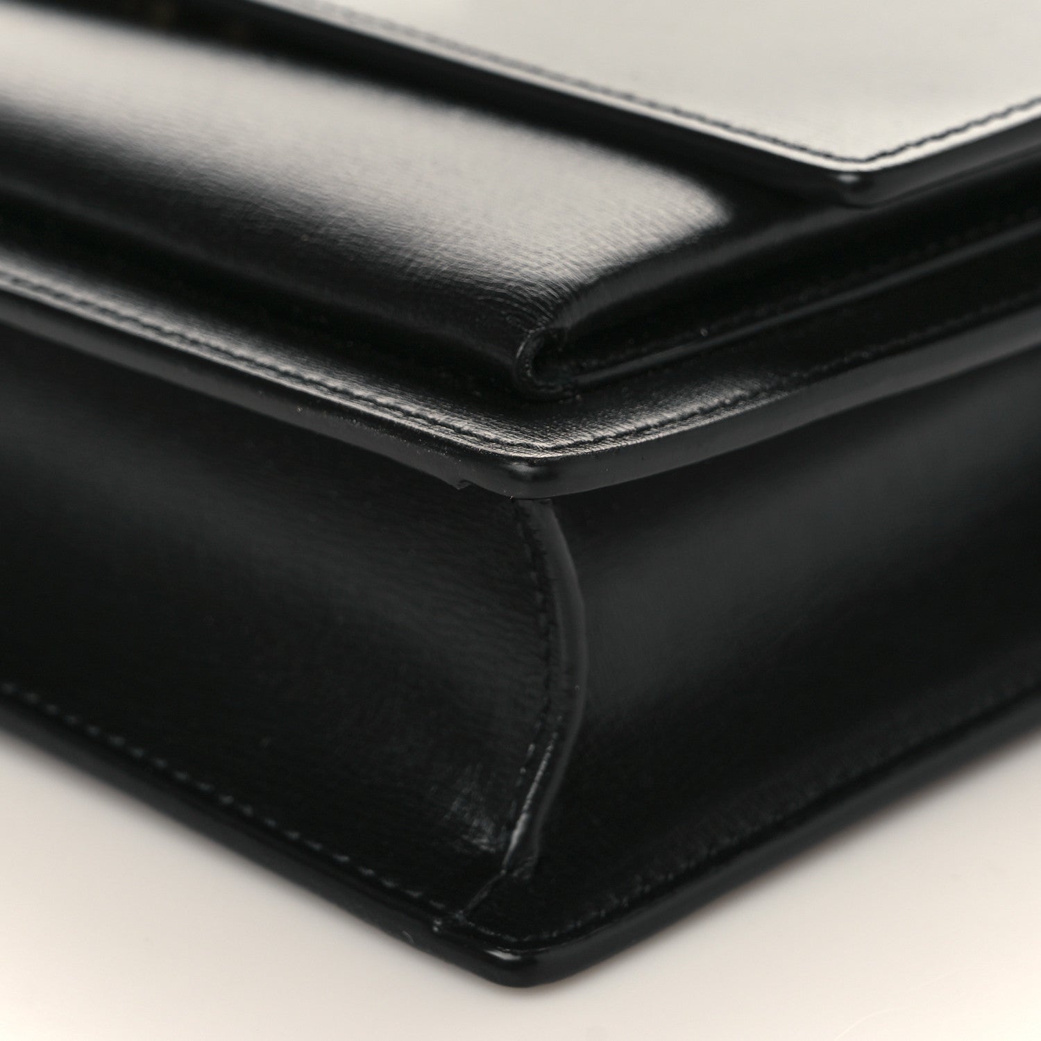 Saint Laurent Calfskin Medium Monogram Sunset Black 8 of 8