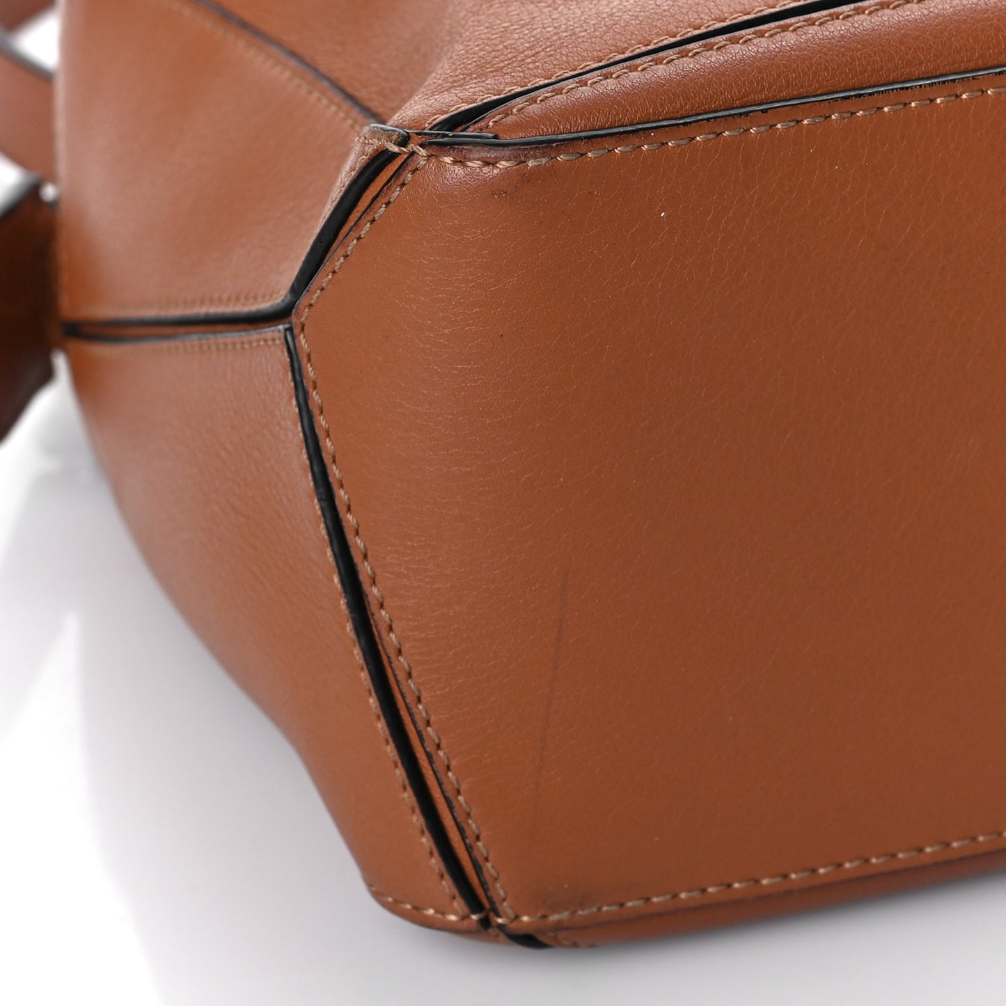 Calfskin Small Puzzle Bag Tan