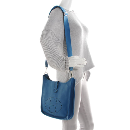 Hermes Epsom Evelyne III PM Bleu Izmir 2 of 15