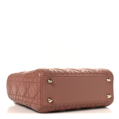 Christian Dior Lambskin Cannage Small My ABCDior Lady Dior Fard 4 of 10