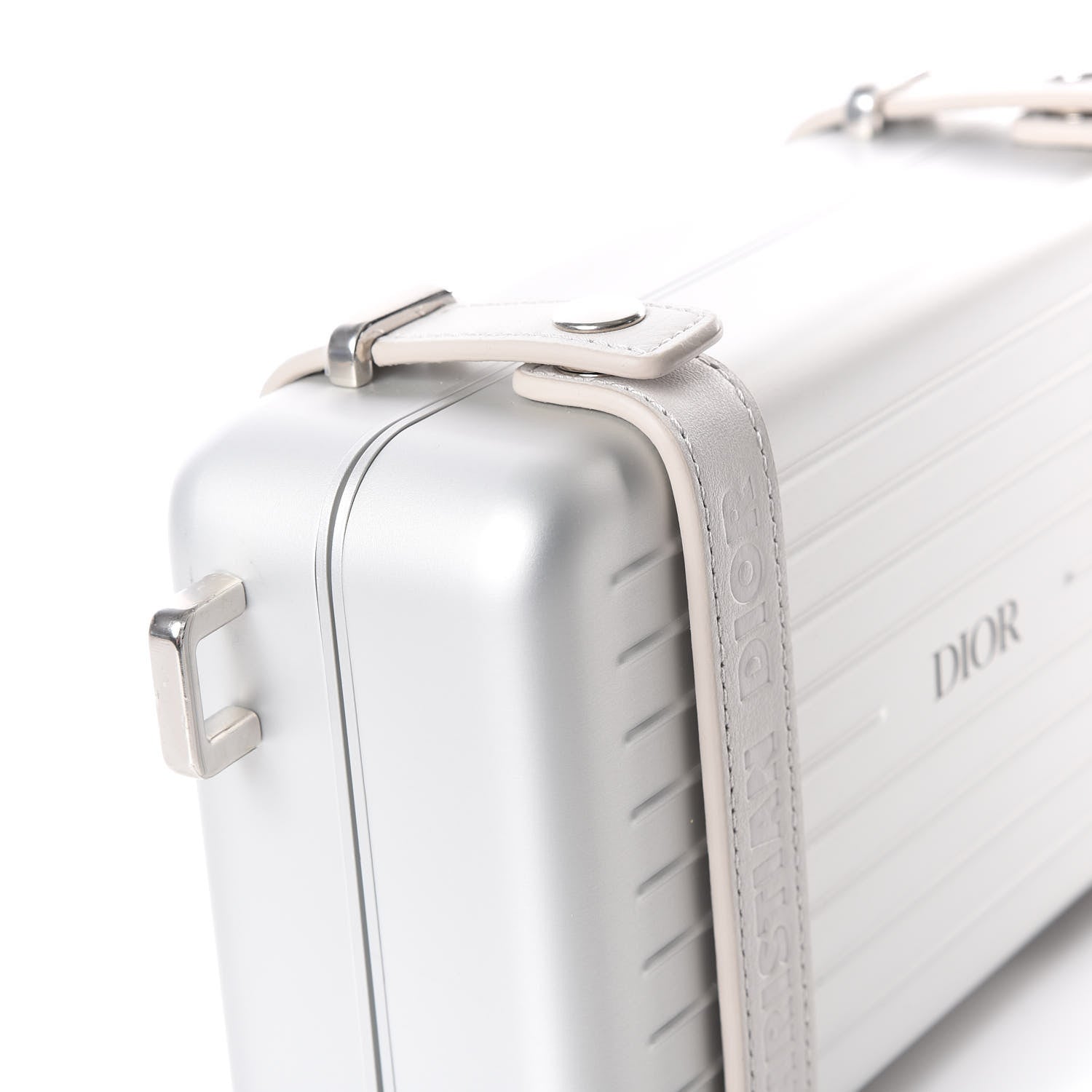 Christian Dior X RIMOWA Aluminum Personal Clutch On Strap Silver 9 of 16