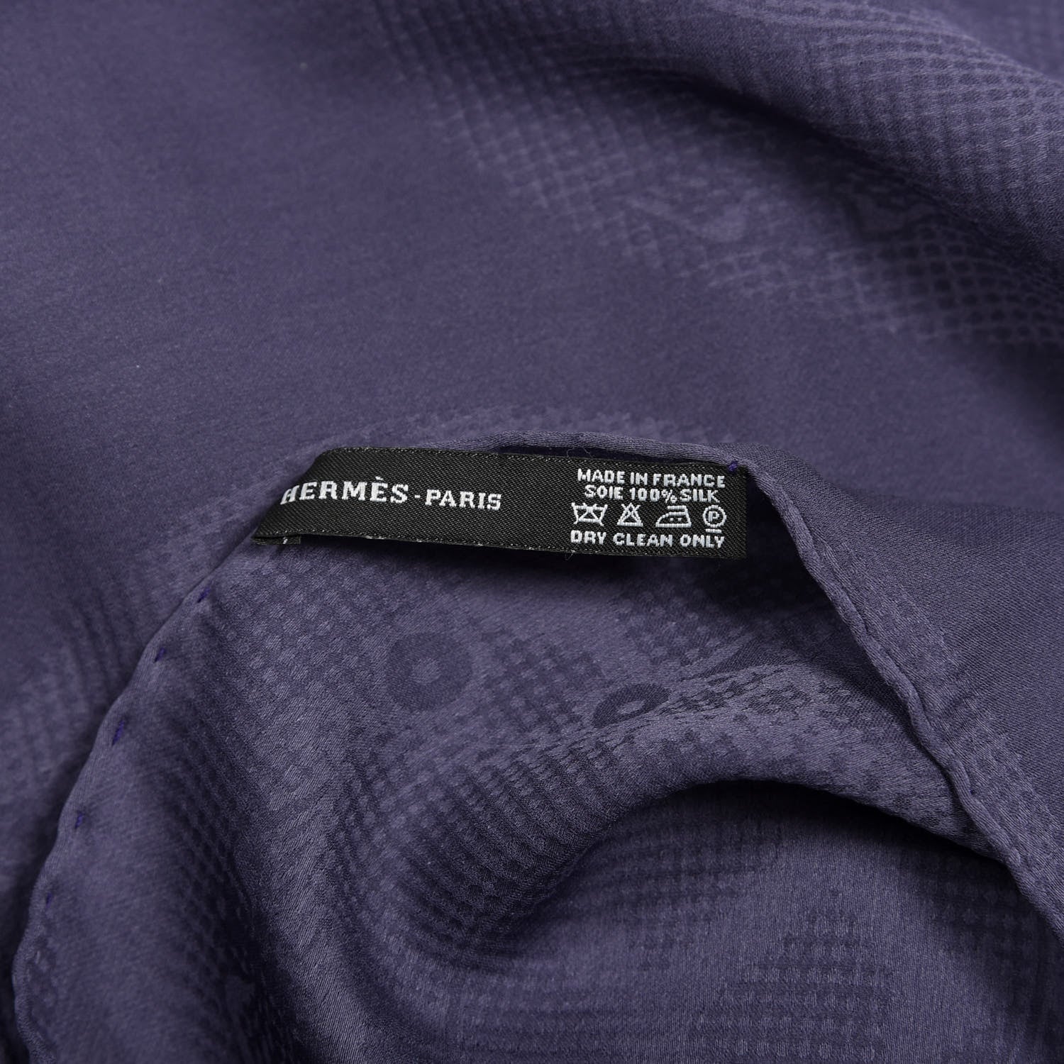 Hermes Silk Hologramme Stole Violet 2 of 2