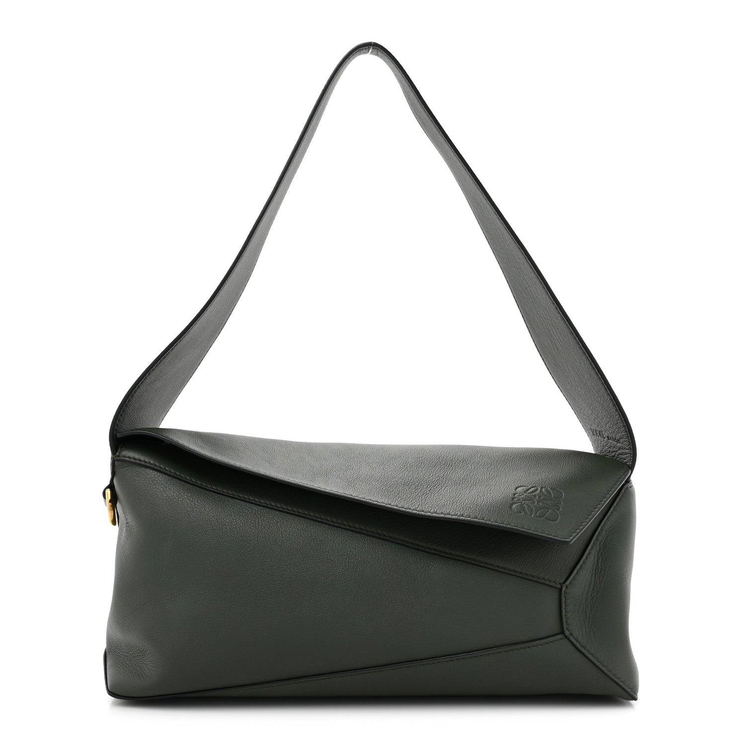 Loewe Calfskin Puzzle Hobo Avocado 1 of 12