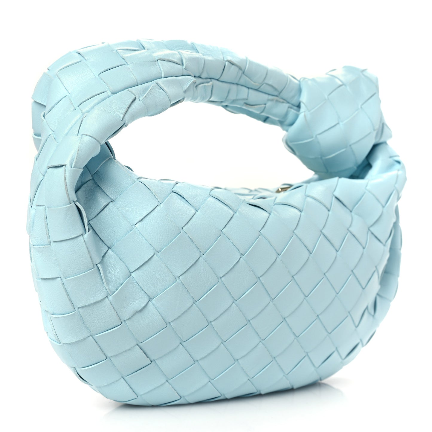 Nappa Intrecciato Mini Jodie Teal Washed