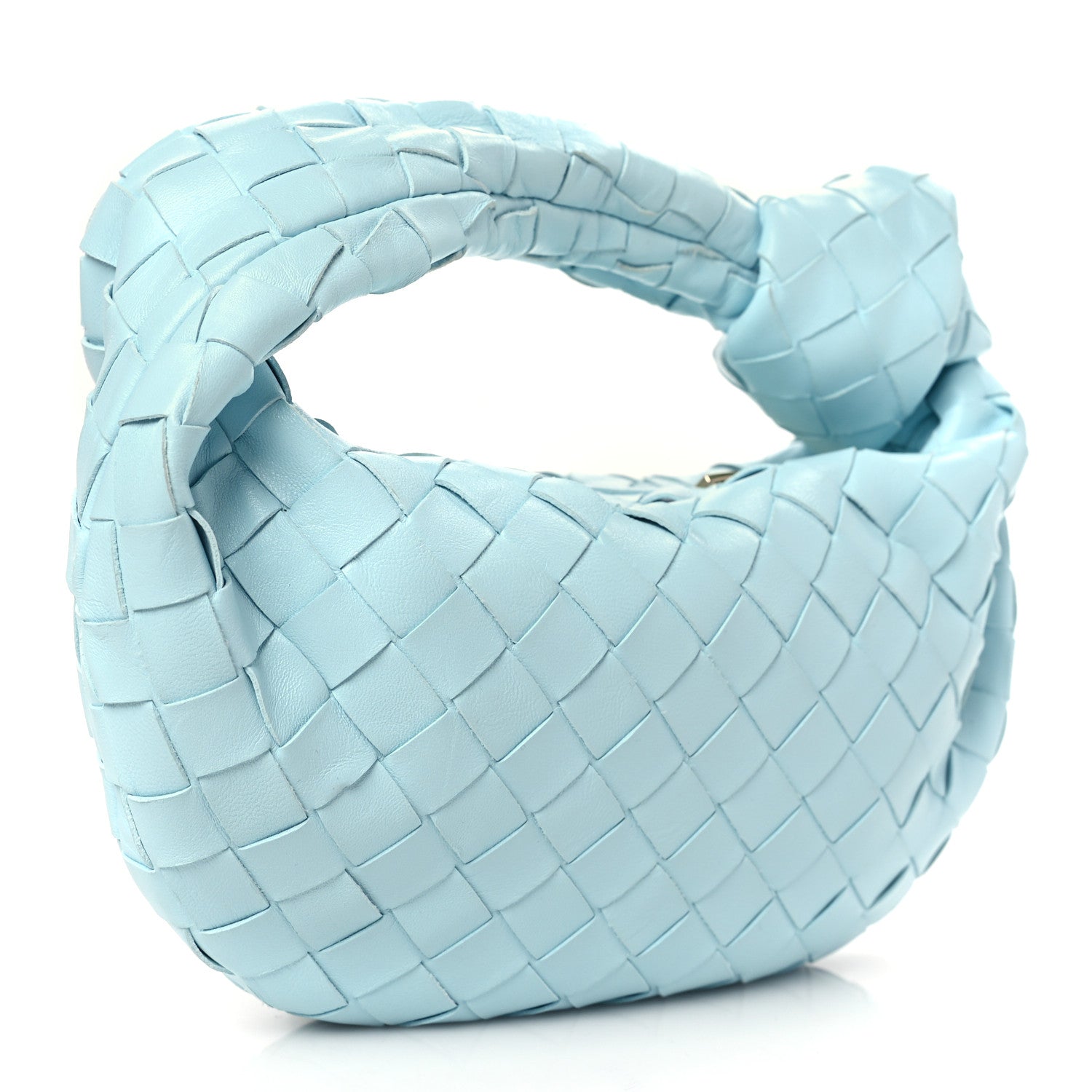 Bottega Veneta Nappa Intrecciato Mini Jodie Teal Washed 4 of 10