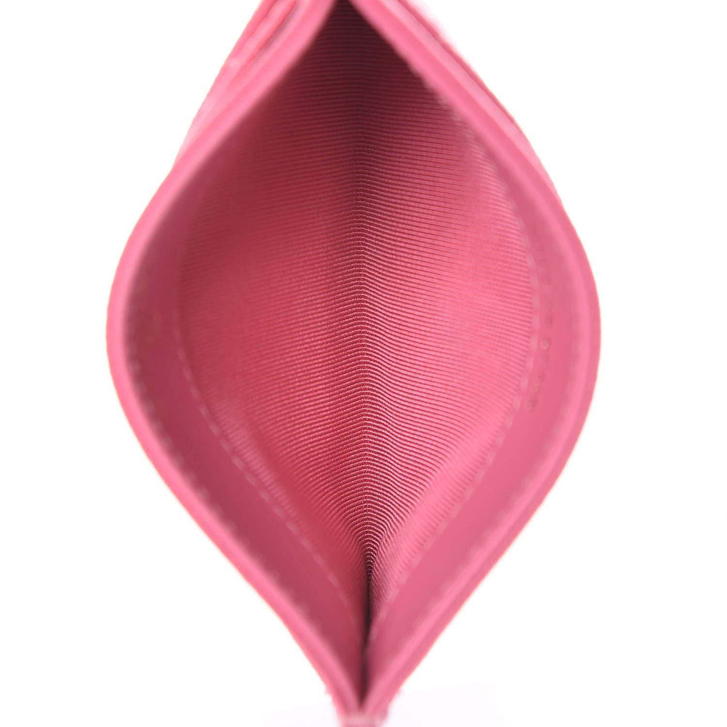 Chanel Caviar Quilted Card Holder Pink 5 of 10
