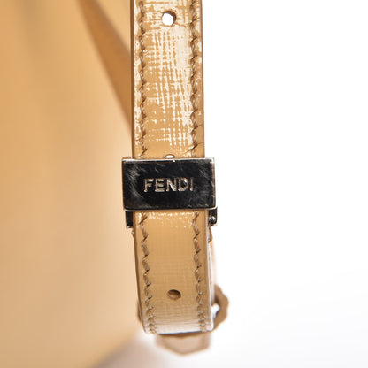 Fendi Vitello Vernice Camoscio Petite 2Jours Tote Alchemy Yellow 23 of 43