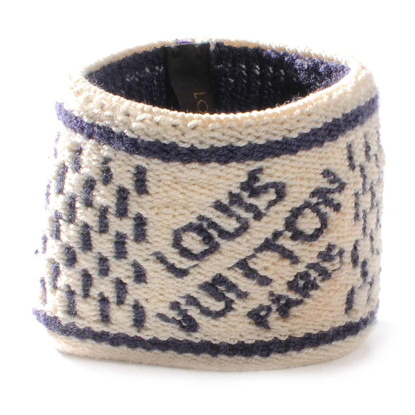 Cotton Damier Azur Gym Wrist Bands