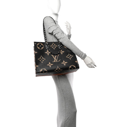 Louis Vuitton Monogram Giant Jungle Onthego GM Black 2 of 11