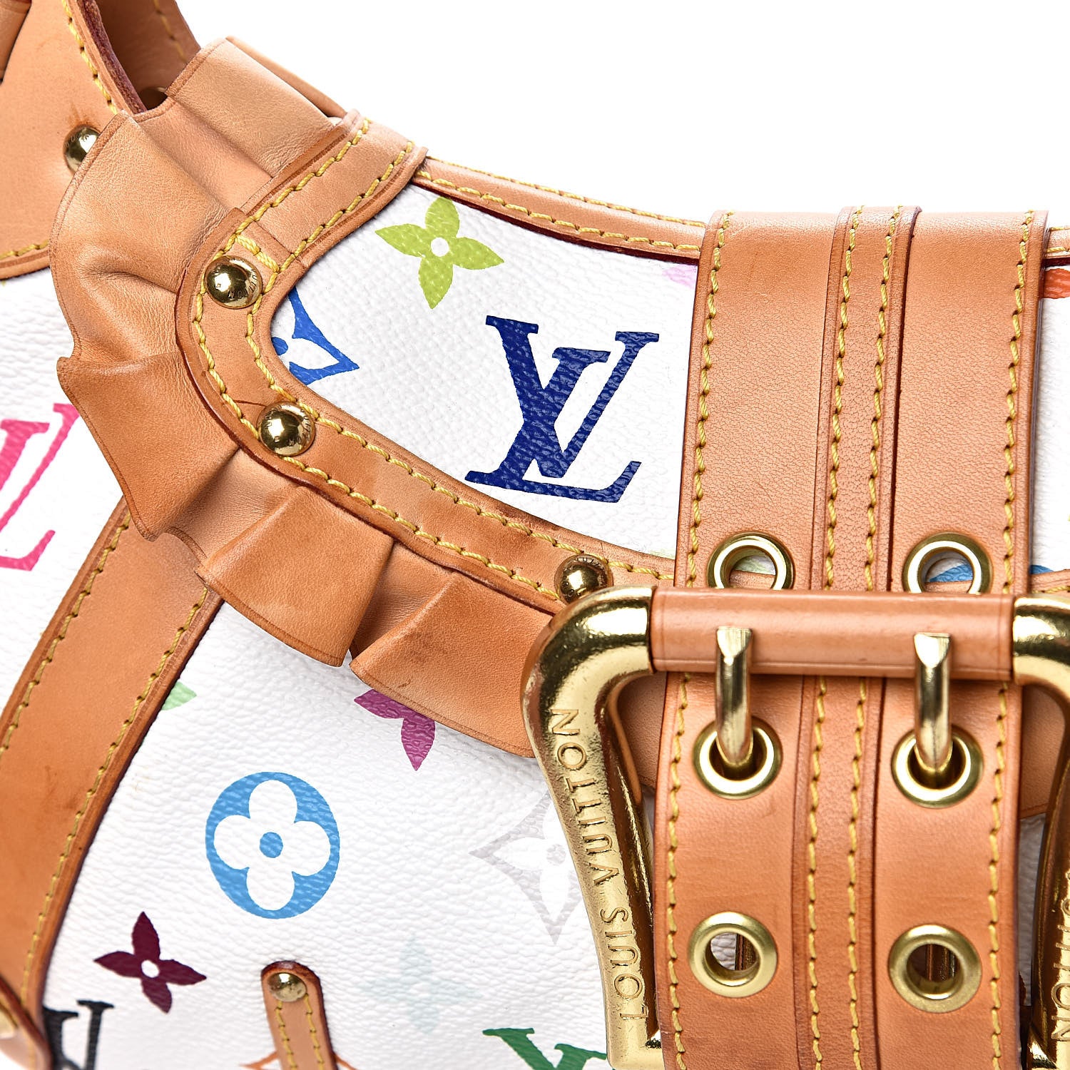 Louis Vuitton Monogram Multicolor Leonor White 16 of 16