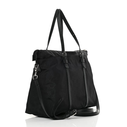 Gucci Nylon Monogram Tote Black 3 of 11