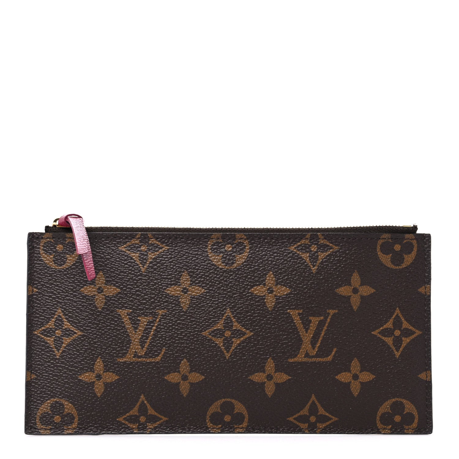 Louis Vuitton Monogram Felicie Chain Wallet Zippered Insert Fuchsia 1 of 6