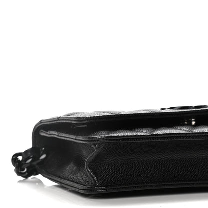 Chanel Caviar Quilted My Everything Wallet On Chain WOC Black 19 of 25