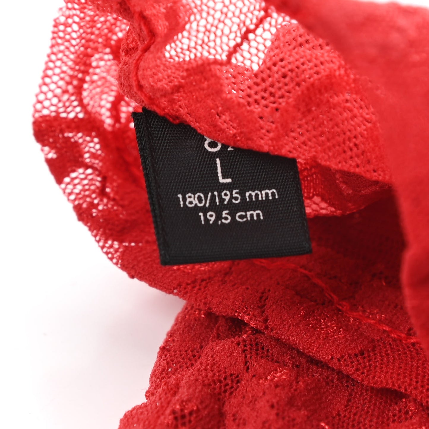 Lace Gloves 8.5 Red