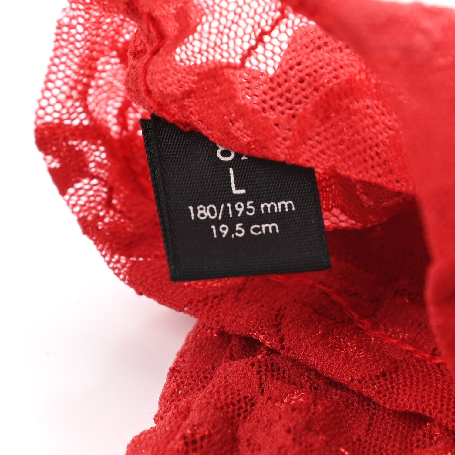 Gucci Lace Gloves 8.5 Red 5 of 5