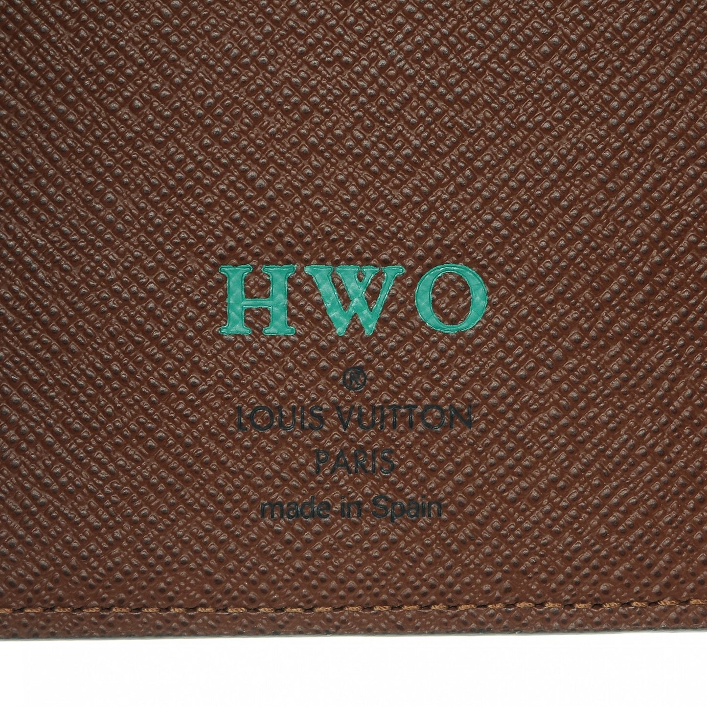 Monogram Pocket Agenda Cover