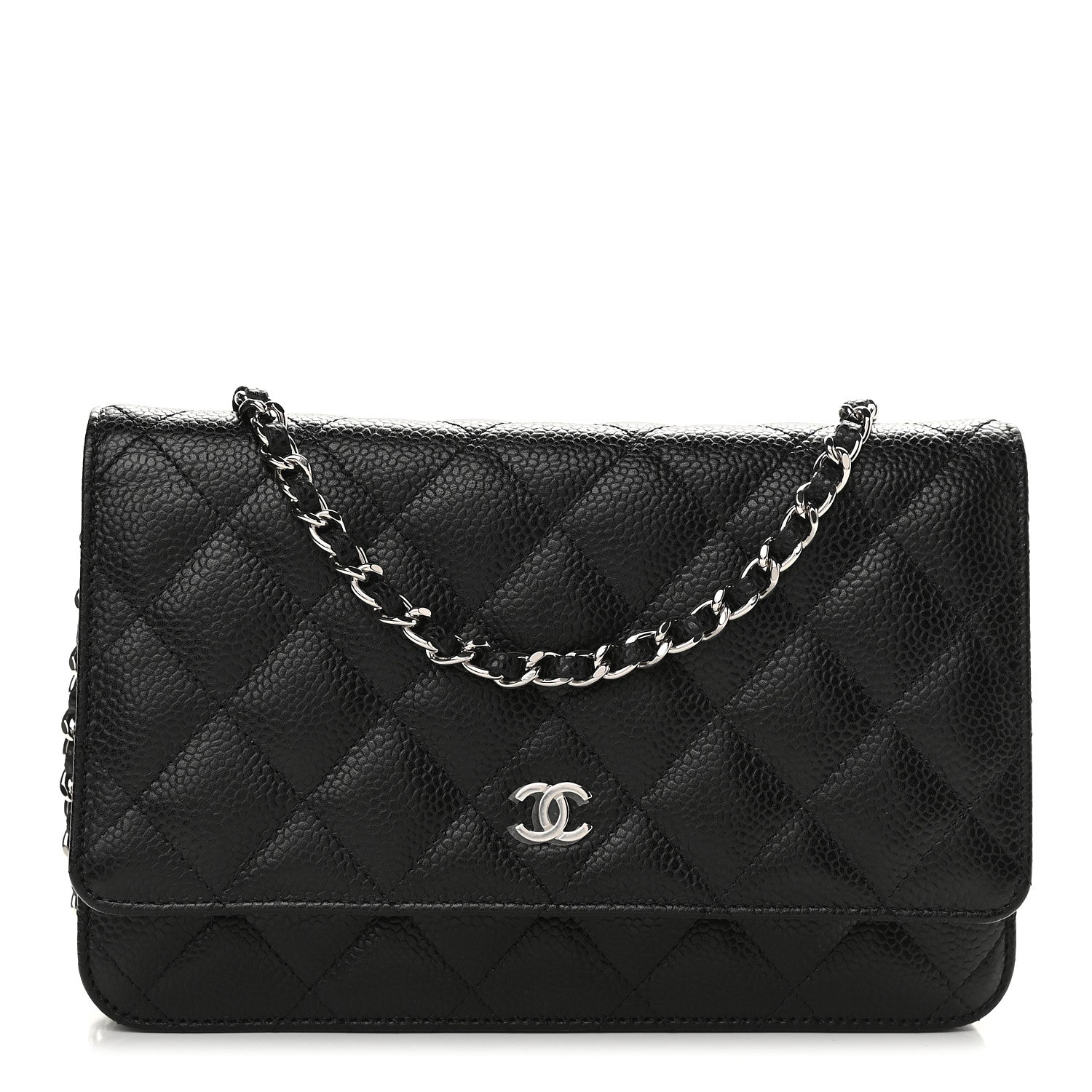 Chanel Caviar Quilted Wallet On Chain WOC Black 1 of 10