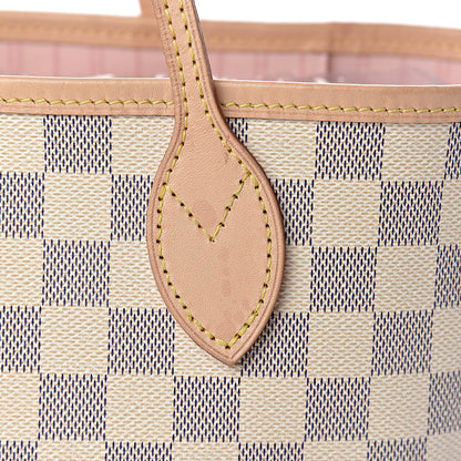 Louis Vuitton Damier Azur Neo Neverfull MM Rose Ballerine 14 of 18