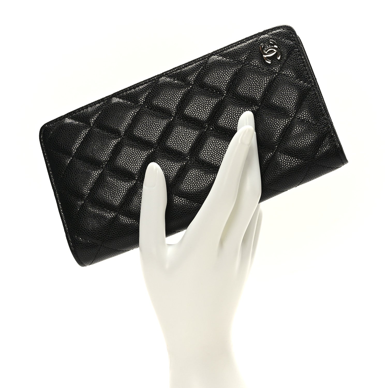 Chanel Caviar Quilted Medium Agenda Cover Black 2 of 10