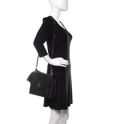 Louis Vuitton Soft Calfskin My Lockme Top Handle Black 2 of 11