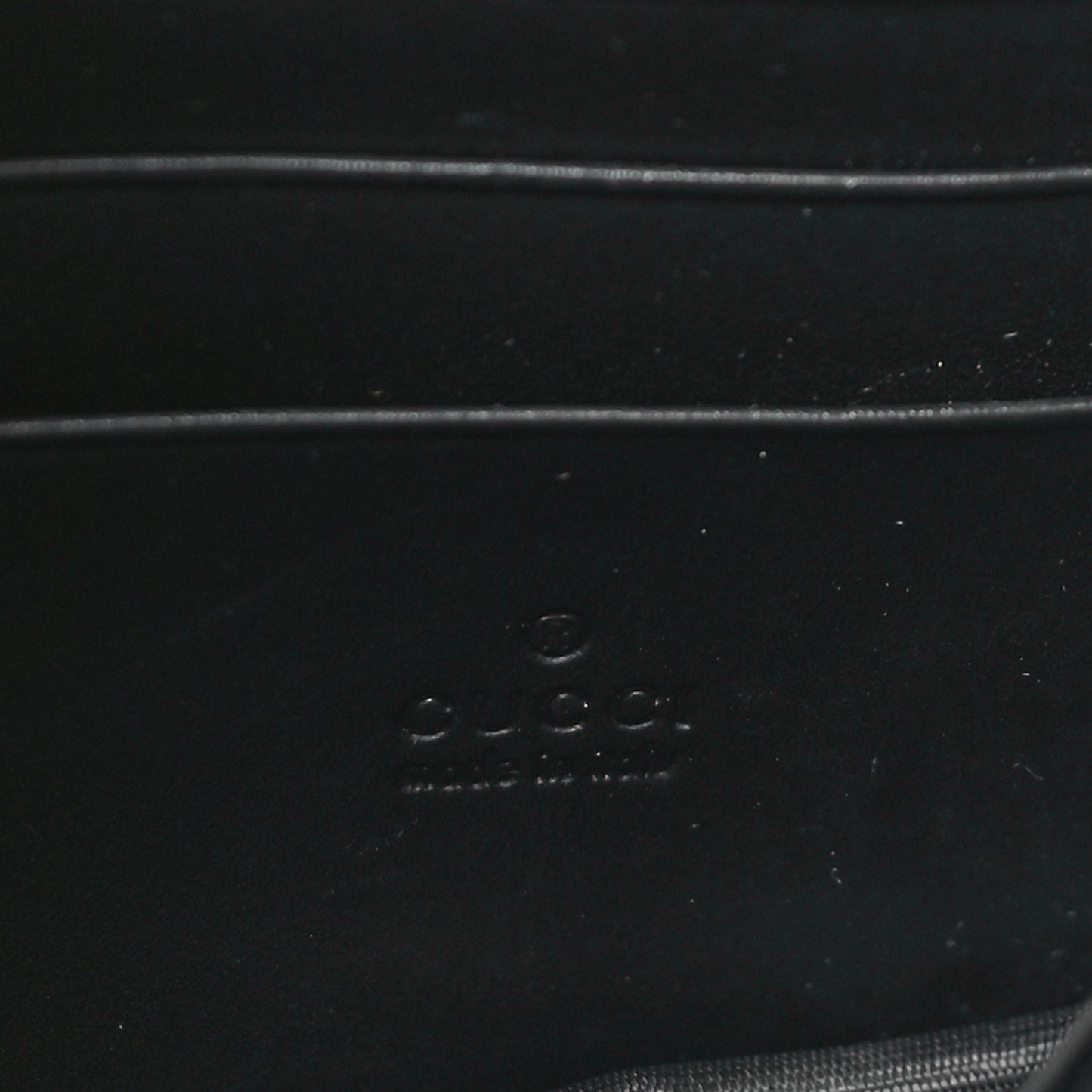 Guccissima Icon Chain Wallet Black