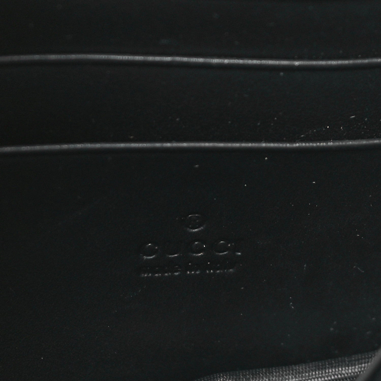 Gucci Guccissima Icon Chain Wallet Black 6 of 10