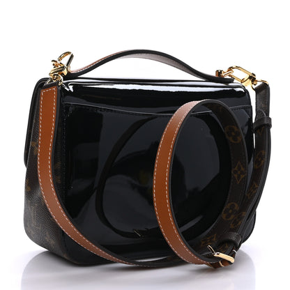 Louis Vuitton Patent Calfskin Monogram Cherrywood BB Black 3 of 8