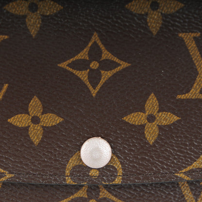Louis Vuitton Monogram Emilie Wallet Rose Nacre 8 of 8