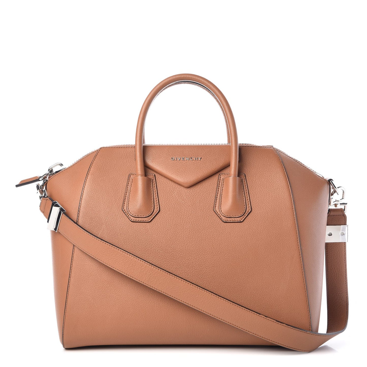 Sugar Goatskin Medium Antigona Caramel