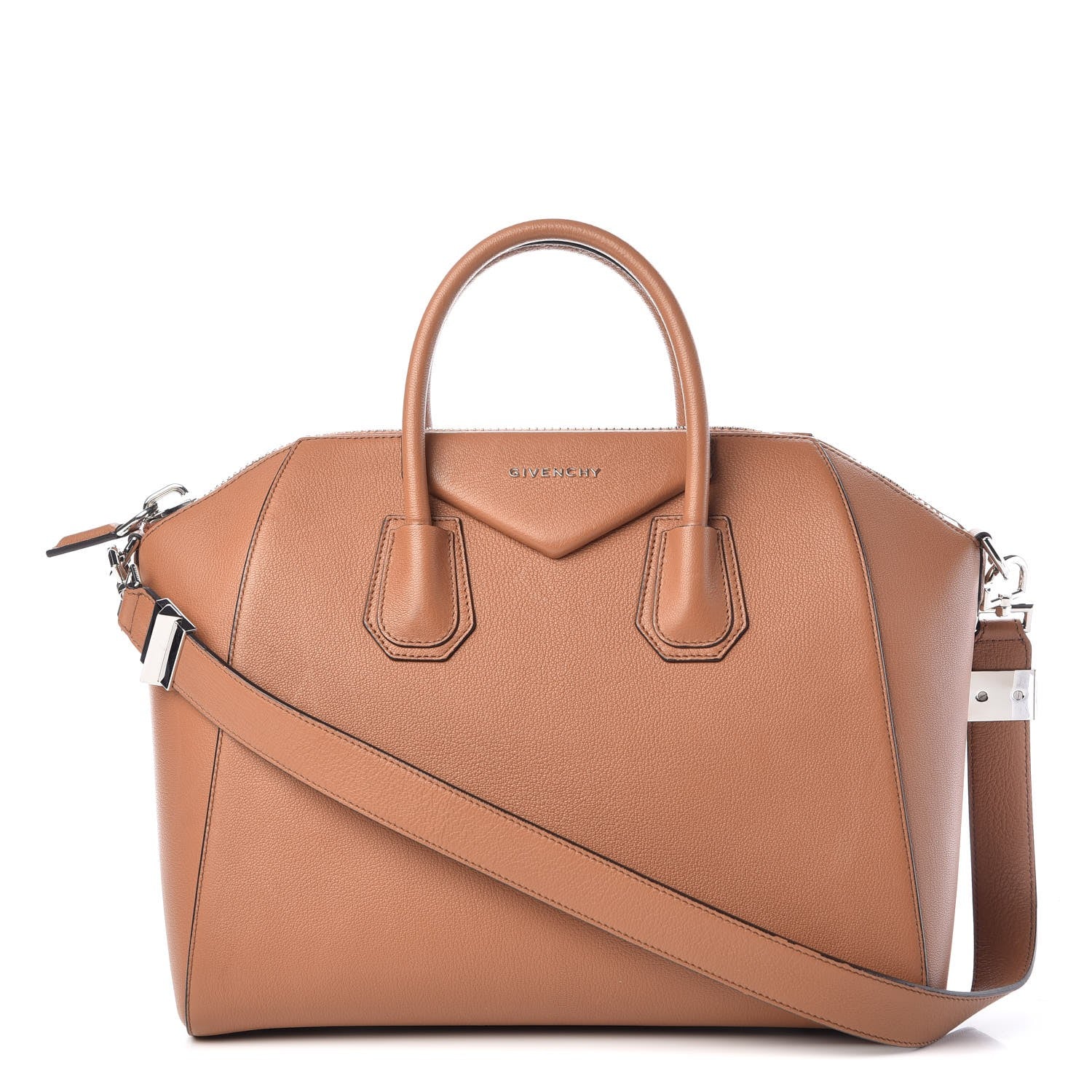 Givenchy Sugar Goatskin Medium Antigona Caramel 1 of 7